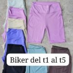 Pack x5 Biker Dama